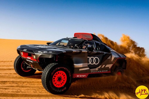 آئودی RS Q e-tron Dakar مدل 2022 | مشخصات فنی آئودی آر اس کیو ایی ترون 2022 | طراحی پیشرانه و کابین | خودروهای جدید آئودی 